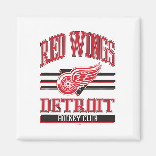 Aimant Club de hockey Detroit Red Wings Gris Officielleme