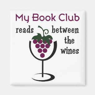 Aimant Club de lecture de vin