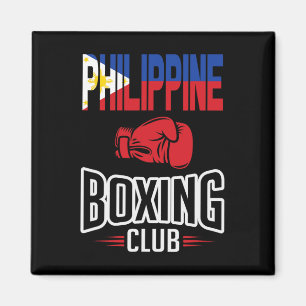 Aimant Club philippin de boxe drapeau