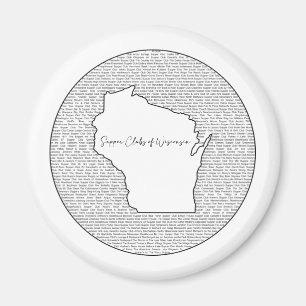Aimant Clubs de soupe du Wisconsin