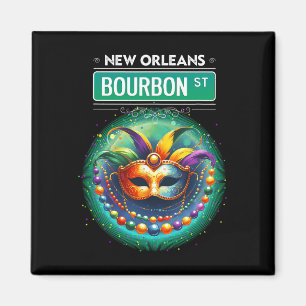Aimant Cly New Orleans Bourbon Street Cool Fun Nola Mardi
