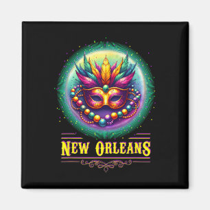 Aimant Cly New Orleans Bourbon Street Cool Fun Nola Mardi