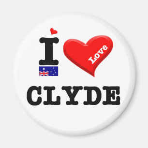 Aimant CLYDE - I Love