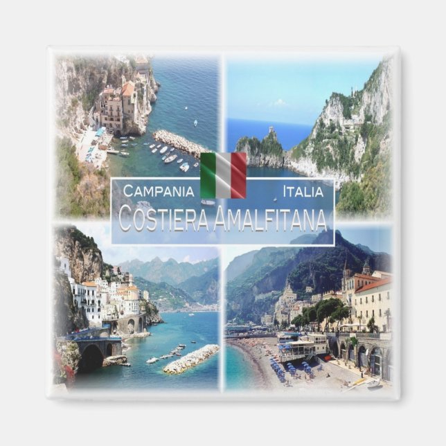 Aimant CMP025 CÔTE AMALFI, Campanie, Italie, Frigo (Devant)