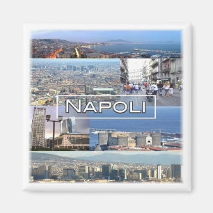 Aimant CMP029 NAPOLI, VESUVIO, Campanie Italie, Frigo