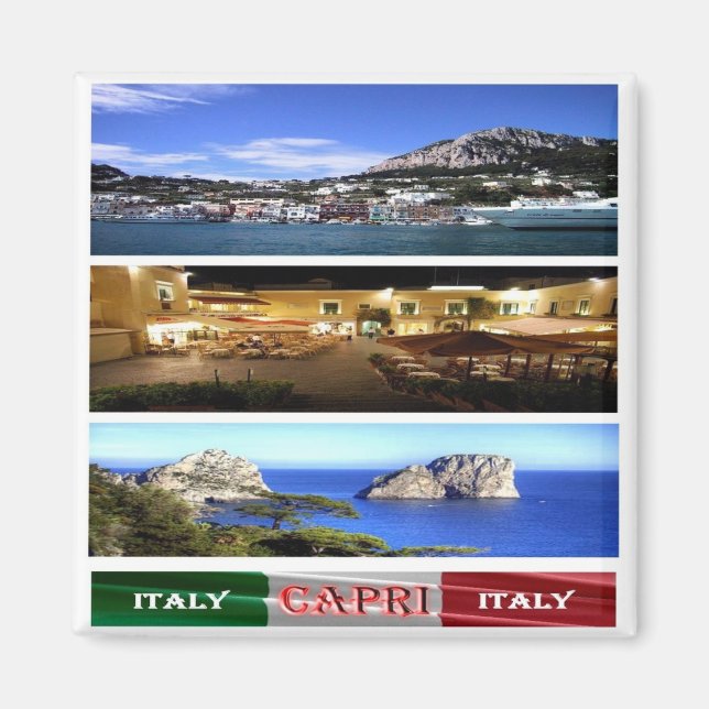 Aimant CMP114 CAPRI - Mosaïque - Italie - Frigo (Devant)