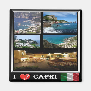 Aimant CMP116 CAPRI I Love - Campanie - Italie - Frigo