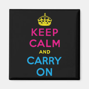 Aimant CMYK gardent le calme et continuent