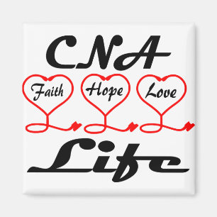 Aimant CNA Hope Love Faith