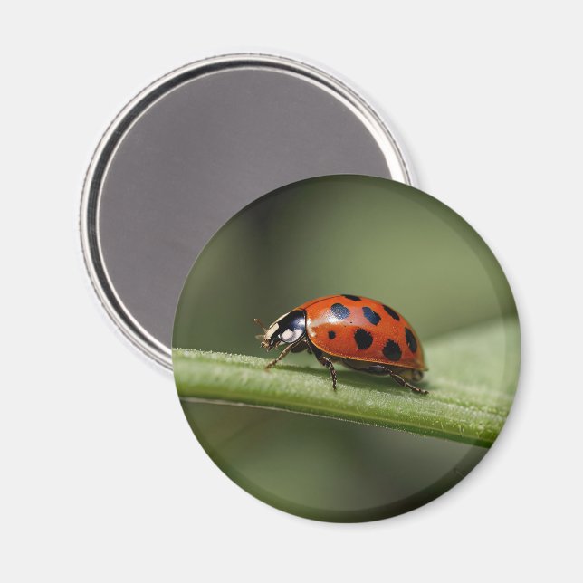 Aimant Coccinelle Insecte (Recto/Verso)