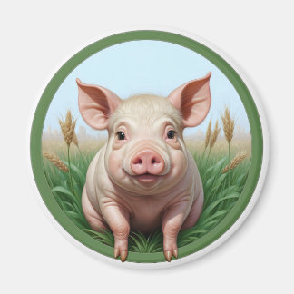 Aimant cochon mignon