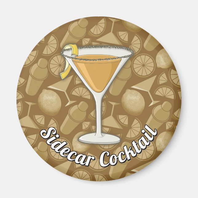 Aimant Cocktail Sidecar (Devant)