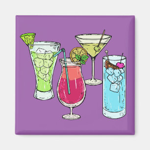 Aimant Cocktails d'été