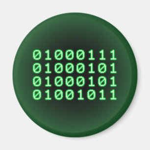 Aimant Code binaire pour GEEK