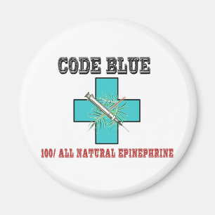 Aimant Code Bleu 100% Tous Épinephrine Naturelle