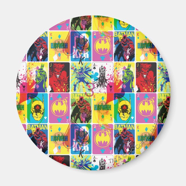 Aimant Code couleur Batman Motif 2 (Devant)