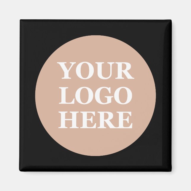 Aimant Code QR noir élégant et élégant (Devant)