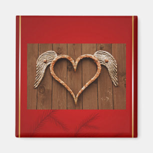 Aimant Coeur ailé
