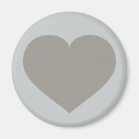 Coeur argenté solide