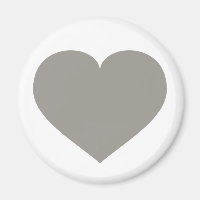 Coeur argenté solide