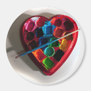 Aimant coeur artistique