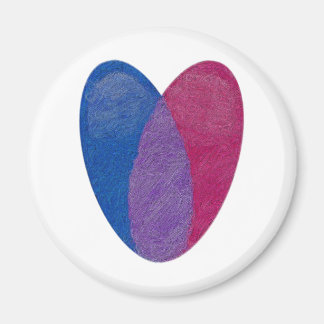 Aimant Coeur bisexuel