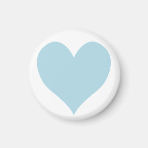 Aimant Coeur bleu clair mignon