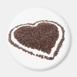 Aimant Coeur café