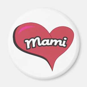 Aimant Coeur de Mami