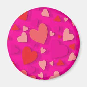 Aimant Coeur de papier décoratif 2