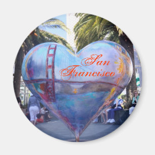 Aimant Coeur de San Francisco