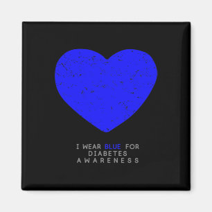 Aimant Coeur de sensibilisation au diabète