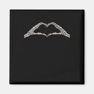 Aimant Coeur des mains osseuses actif