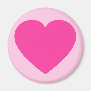Aimant Coeur rose clair