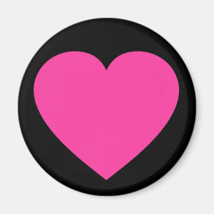 Aimant Coeur rose clair