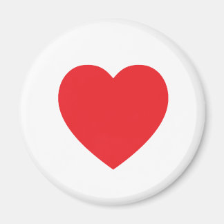 Aimant Coeur rouge