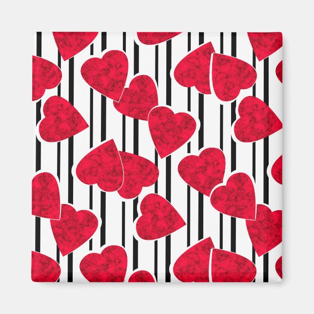 Aimant Coeur rouge (Devant)