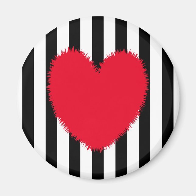 Aimant Coeur rouge (Devant)