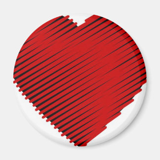 Aimant Coeur rouge