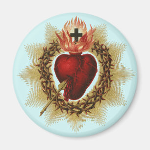 Aimant Coeur sacré