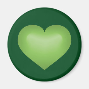 Aimant Coeur vert