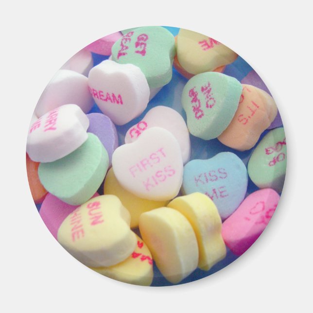 Aimant Coeurs de bonbons (Devant)