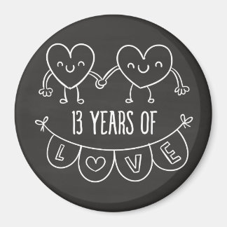 Aimant Coeurs de la calèche du 13e anniversaire