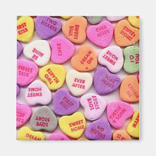 Aimant Coeurs de sucrerie de Saint-Valentin