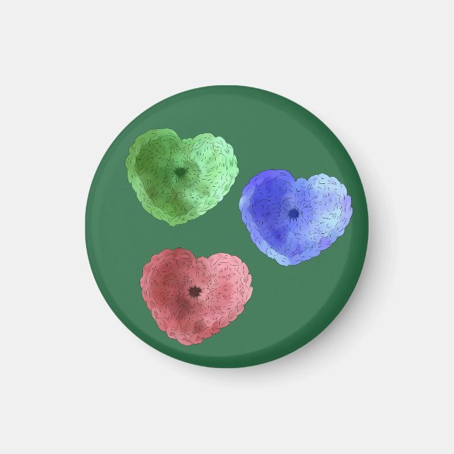 Aimant coeurs hacheurs (Devant)