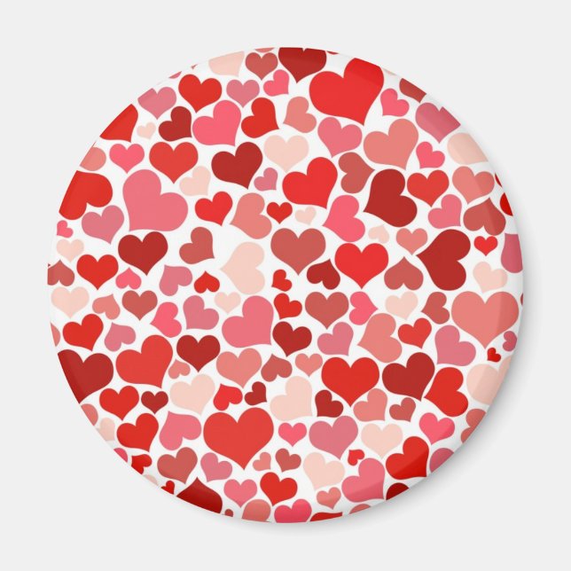 Aimant Coeurs mignons (Devant)