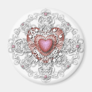 Aimant Coeurs pour le réfrigérateur