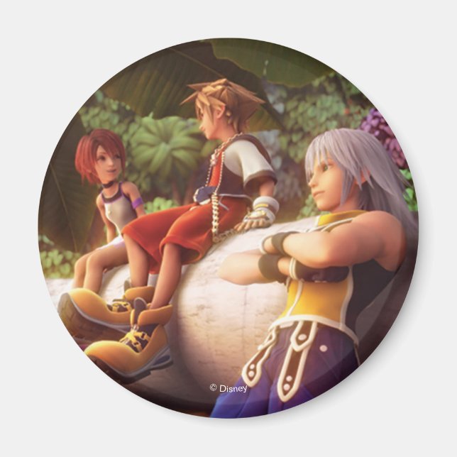 Aimant Coeurs royaux | Kairi, Sora & Riku Film Still (Devant)