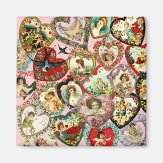 Aimant Coeurs vintages de Valentine