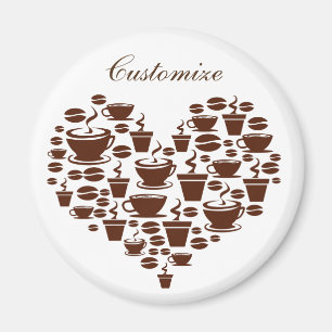 Aimant Coffee Lover Heart Thunder_Cove